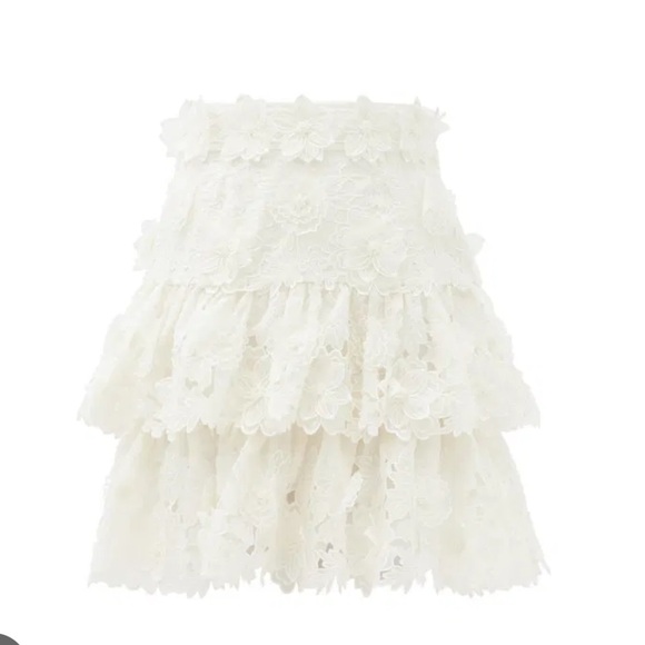 Zimmermann Lovestruck Skirt $950 sold out Size 0 - Picture 2 of 9